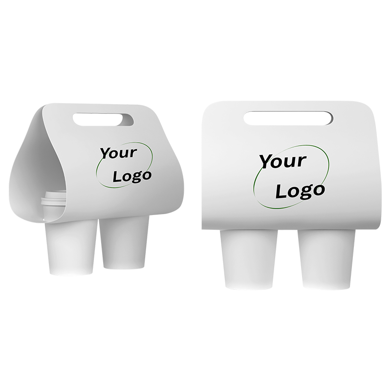 Suport pentru mâner de hârtie pentru 2 cești