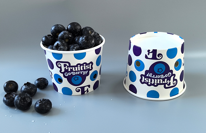 Recipient de hârtie pentru fructe