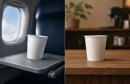 De ce companiile aeriene și trenurile au cerințe de cupă diferite decât cafenelele